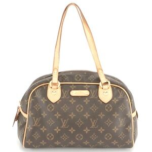 AUTHENTIC LOUIS VUITTON MONOGRAM MONTORGUIEL GM